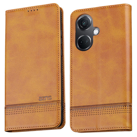 AZNS For Oppo K11 5G / OnePlus Nord CE3 5G Cellphone Cover PU Leather Flip Wallet Stand Case Phone Shell