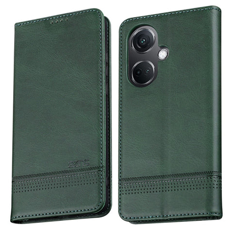 AZNS For Oppo K11 5G / OnePlus Nord CE3 5G Cellphone Cover PU Leather Flip Wallet Stand Case Phone Shell