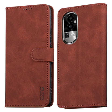 AZNS For Oppo Reno10 5G (Global) / Reno10 Pro 5G (Global) Anti-scratch PU Leather Case Stand Wallet Phone Cover