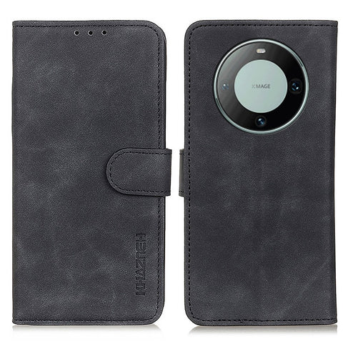 KHAZNEH For Huawei Mate 60 Pro Retro Texture Leather Phone Case Wallet Cover with Stand Function