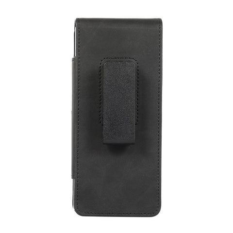 For Samsung Galaxy Z Fold2 5G Full Protection PC + PU Leather Phone Case Card Slot Glass Film Cover Shell with Stylus