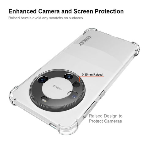 ENKAY HAT PRINCE For Huawei Mate 60 Pro Phone Case Anti-slip Strip Edge TPU Phone Cover