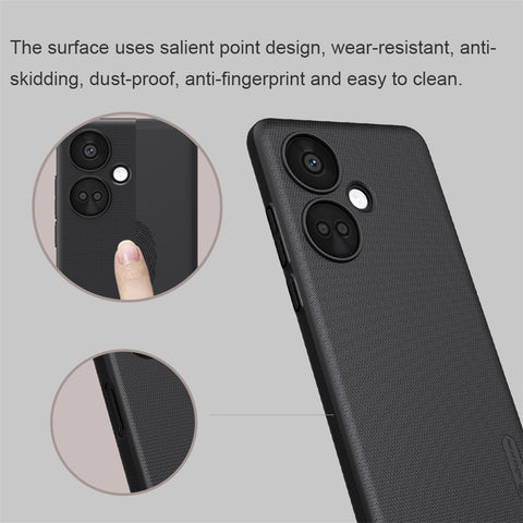 NILLKIN Frosted Shield for OnePlus Nord CE3 5G / Oppo K11 5G Hard PC Phone Case Dustproof Matte Back Cover