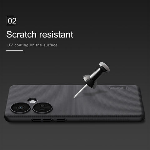 NILLKIN Frosted Shield for OnePlus Nord CE3 5G / Oppo K11 5G Hard PC Phone Case Dustproof Matte Back Cover