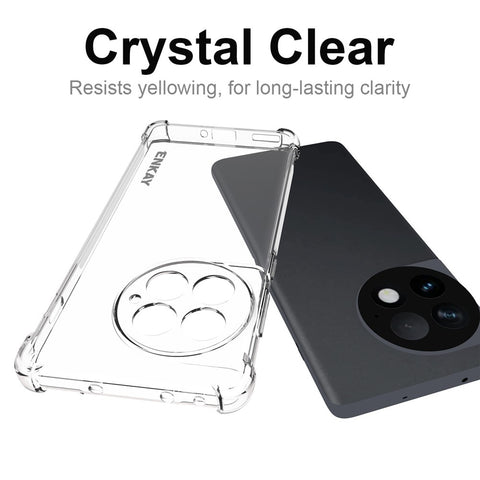 ENKAY HAT PRINCE For OnePlus Ace 2 Pro 5G Soft TPU Shell Anti-slip Strip Edge Cover HD Clear Phone Case
