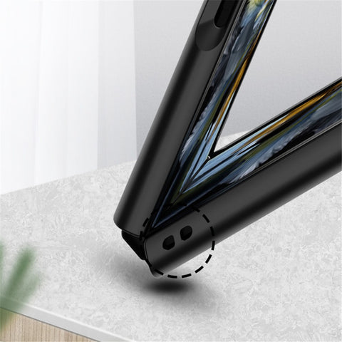 GKK For Oppo Find N3 Flip 5G Case Anti-drop PC Phone Cover with Rear Screen Film