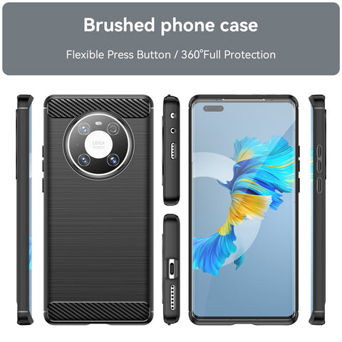 For Huawei Mate 40E Pro / Mate 40 Pro 5G / 4G Case Anti-scratch Brushed TPU Cell Phone Cover