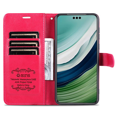 AZNS For Huawei Mate 60 Pro Case PU Leather Full Protection Wallet Phone Cover