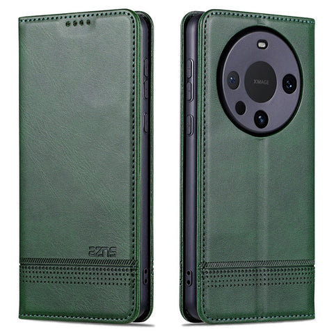 AZNS For Huawei Mate 60 Pro Case Magnetic Clousre Wallet Leather Cover