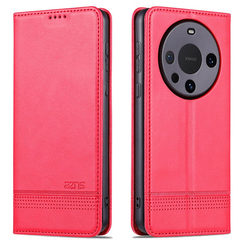 AZNS For Huawei Mate 60 Pro Case Magnetic Clousre Wallet Leather Cover