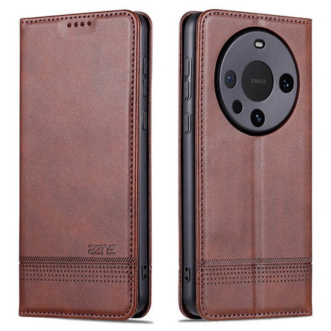AZNS For Huawei Mate 60 Pro Case Magnetic Clousre Wallet Leather Cover