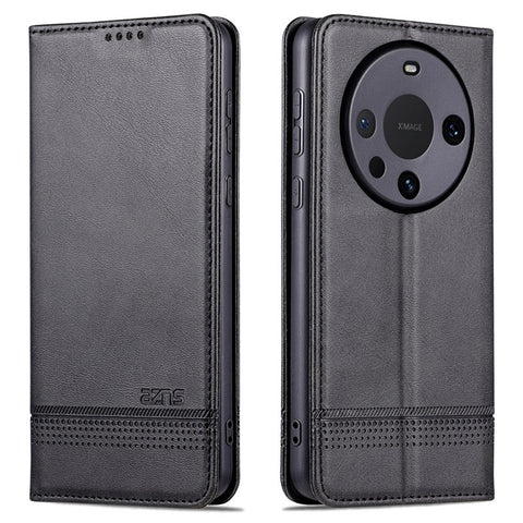 AZNS For Huawei Mate 60 Pro Case Magnetic Clousre Wallet Leather Cover
