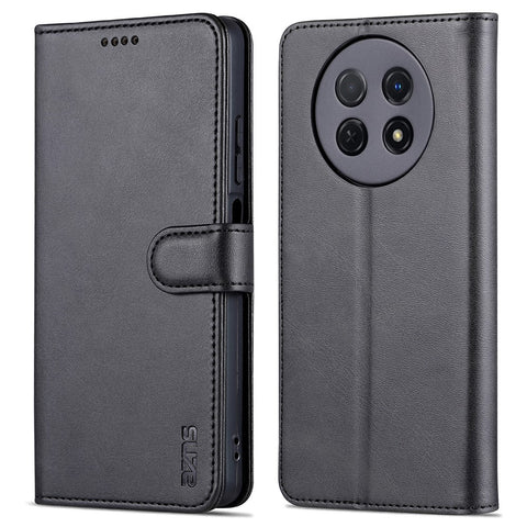 AZNS For Huawei nova Y91 4G / Enjoy 60X Leather Case Anti-Fall Phone Shell Flip Stand Wallet Cover