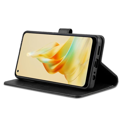 AZNS For Oppo Reno8 T 5G / A1 Pro 5G Leather Anti-Scratch Cell Phone Case Flip Stand Wallet Cover