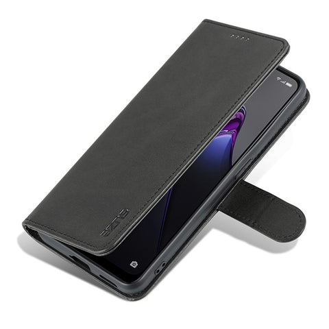 AZNS For Oppo Reno8 T 5G / A1 Pro 5G Leather Anti-Scratch Cell Phone Case Flip Stand Wallet Cover