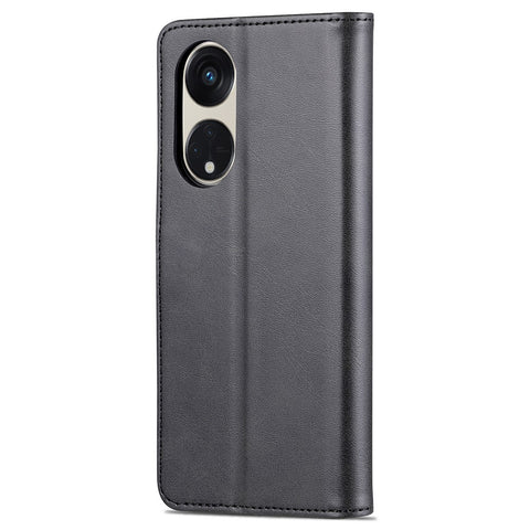 AZNS For Oppo Reno8 T 5G / A1 Pro 5G Leather Anti-Scratch Cell Phone Case Flip Stand Wallet Cover
