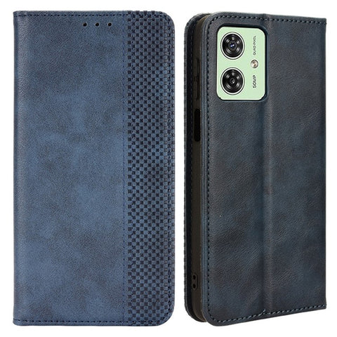 For Motorola Moto G54 5G / G54 Power 5G / G64 5G / G64y 5G Case Retro PU Leather Wallet Flip Stand Phone Cover