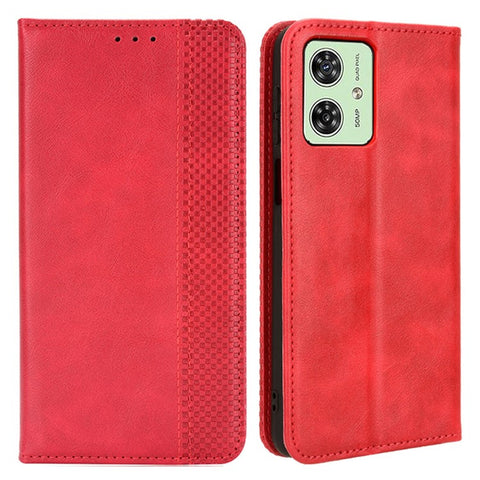 For Motorola Moto G54 5G / G54 Power 5G / G64 5G / G64y 5G Case Retro PU Leather Wallet Flip Stand Phone Cover