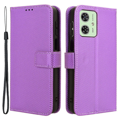 For Motorola Moto G54 5G / G54 Power 5G / G64 5G / G64y 5G Case Stand Diamond Texture Leather Shell Wallet Phone Cover