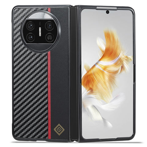 LC.IMEEKE For Huawei Mate X3 5G Case PU Leather+TPU+EVA Protective Phone Cover