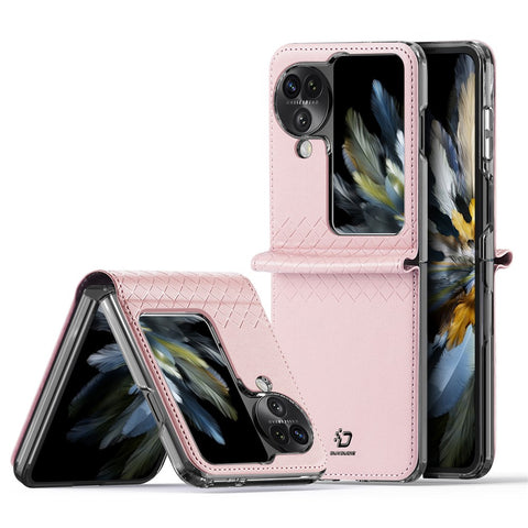 For Oppo Find N3 Flip 5G Folding Cases DUX DUCIS Bril Series Leather Phone Cover