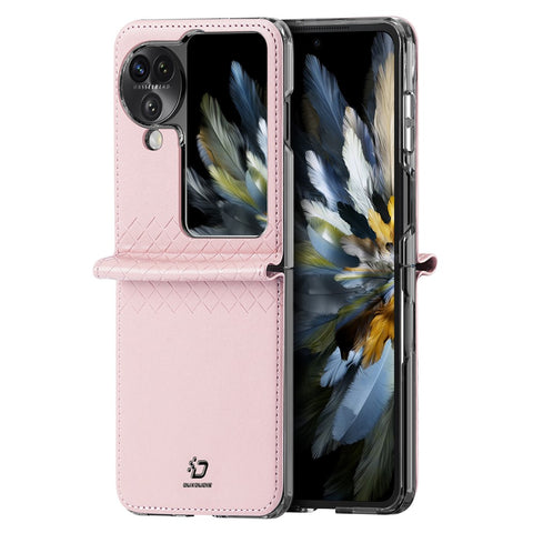 For Oppo Find N3 Flip 5G Folding Cases DUX DUCIS Bril Series Leather Phone Cover