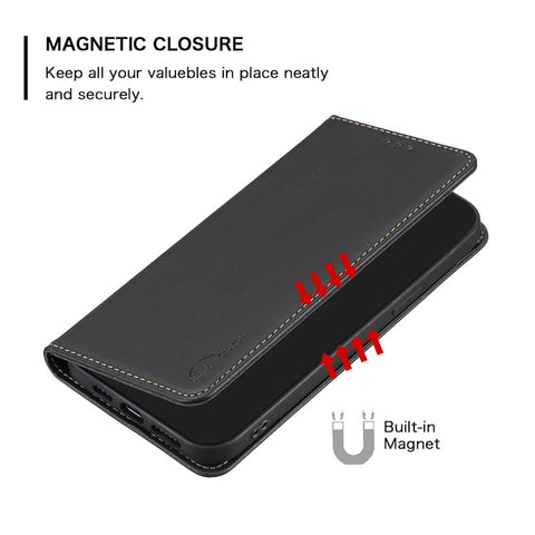 BINFEN COLOR BF18 For Motorola Edge 40 Neo 5G Case PU Leather Phone Cover with Card Slots