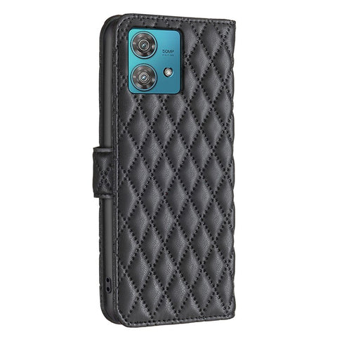 BINFEN COLOR BF Style-14 For Motorola Edge 40 Neo 5G Leather Case Wallet Phone Cover