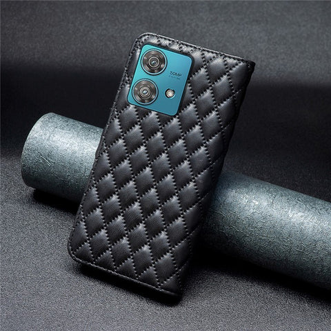 BINFEN COLOR BF Style-14 For Motorola Edge 40 Neo 5G Leather Case Wallet Phone Cover