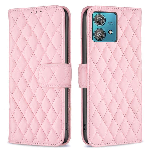BINFEN COLOR BF Style-14 For Motorola Edge 40 Neo 5G Leather Case Wallet Phone Cover