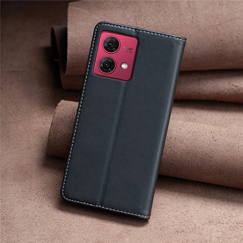 BINFEN COLOR BF18 For Motorola Moto G84 5G Case PU Leather Card Slots Phone Cover Shell