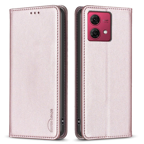 BINFEN COLOR BF18 For Motorola Moto G84 5G Case PU Leather Card Slots Phone Cover Shell