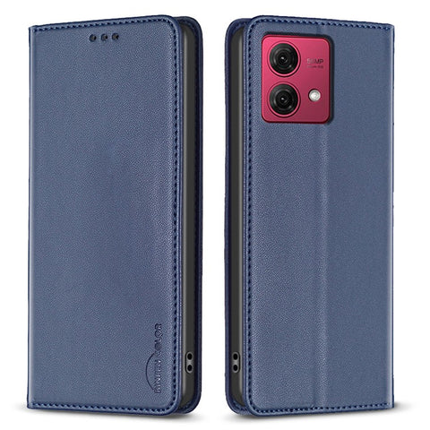BINFEN COLOR BF18 For Motorola Moto G84 5G Case PU Leather Card Slots Phone Cover Shell