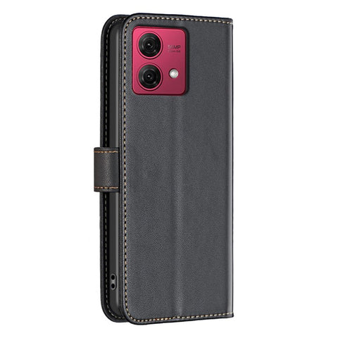 BINFEN COLOR BF17 For Motorola Moto G84 5G Case Wallet Leather Cell Phone Stand Cover