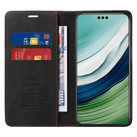 BETOPNICE 003 For Huawei Mate 60 Pro Case Magnetic Closing Leather Wallet Phone Cover