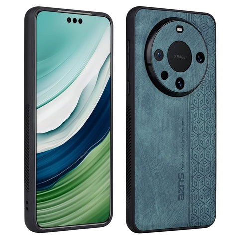 AZNS For Huawei Mate 60 Pro Case Slim-Fit Imprinted Pattern PU Leather+TPU Phone Shell