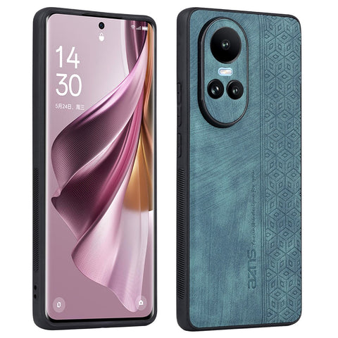 AZNS For Oppo Reno10 5G (Global) / Reno10 Pro 5G (Global) Case Slim-fit PU Leather+TPU Phone Protector