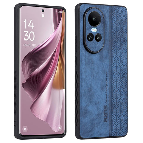 AZNS For Oppo Reno10 5G (Global) / Reno10 Pro 5G (Global) Case Slim-fit PU Leather+TPU Phone Protector
