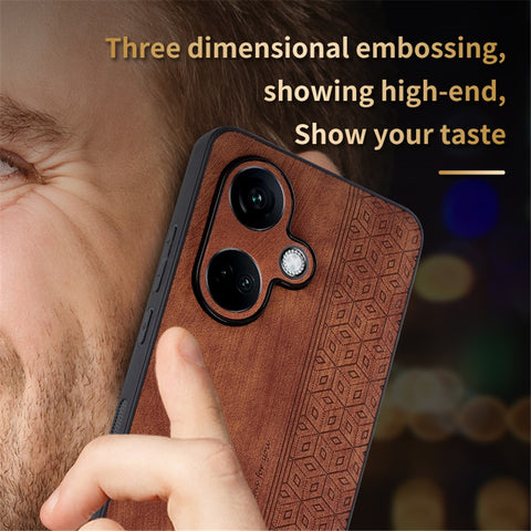 AZNS For Oppo K11 5G / OnePlus Nord CE3 5G Case Imprinted PU Leather+TPU Phone Cover
