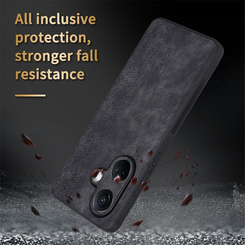 AZNS For Oppo K11 5G / OnePlus Nord CE3 5G Case Imprinted PU Leather+TPU Phone Cover