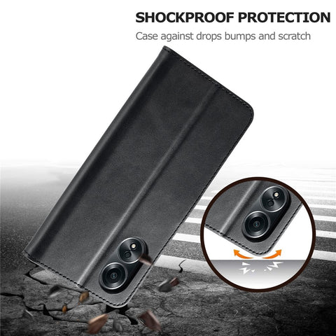 LC.IMEEKE For Oppo Reno8 T 4G Leather Case Wallet Stand Smartphone Cover