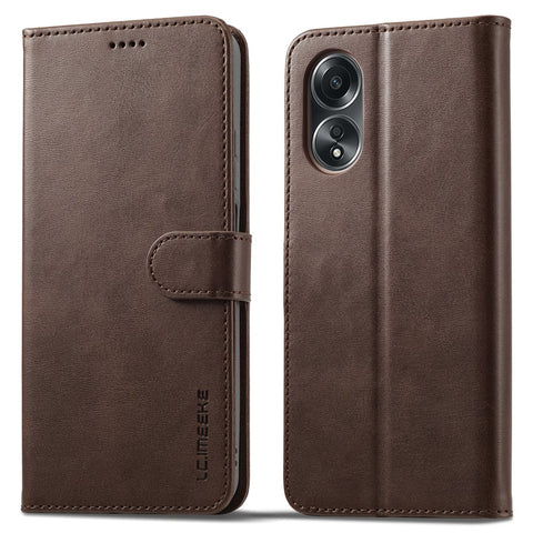 LC.IMEEKE For Oppo Reno8 T 4G Leather Case Wallet Stand Smartphone Cover