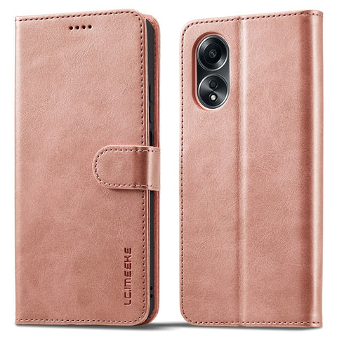 LC.IMEEKE For Oppo Reno8 T 4G Leather Case Wallet Stand Smartphone Cover