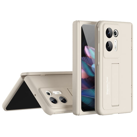 For Oppo Find N2 5G Case Protective Hard PC Phone Cover with Tempered Glass Film / Lens Protector