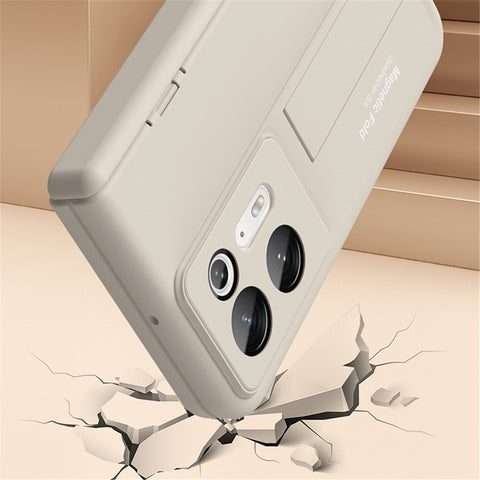For Oppo Find N2 5G Case Protective Hard PC Phone Cover with Tempered Glass Film / Lens Protector
