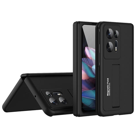 For Oppo Find N2 5G Case Protective Hard PC Phone Cover with Tempered Glass Film / Lens Protector
