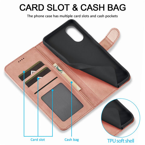 LC.IMEEKE For Oppo Reno10 Pro 5G (Global) / Reno10 5G (Global) Case PU Leather Stand Phone Wallet Cover