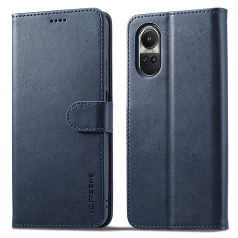 LC.IMEEKE For Oppo Reno10 Pro 5G (Global) / Reno10 5G (Global) Case PU Leather Stand Phone Wallet Cover