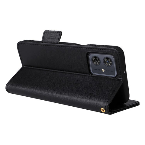 For Motorola Moto G54 5G / G54 Power 5G / G64 5G / G64y 5G Case Wallet Stand Phone Cover with Strap