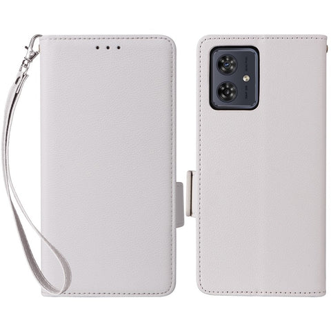 For Motorola Moto G54 5G / G54 Power 5G / G64 5G / G64y 5G Case Wallet Stand Phone Cover with Strap